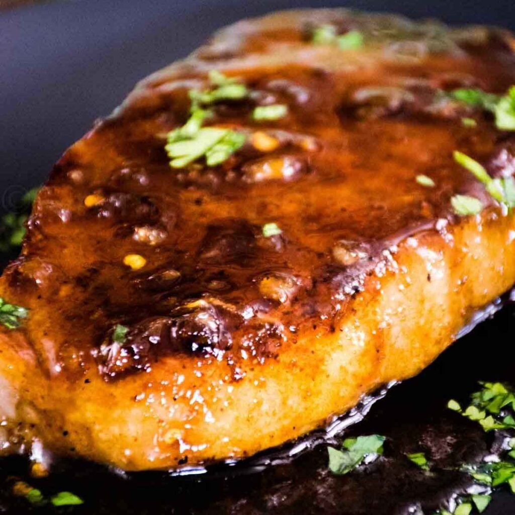 Garlic Roasted Pork Chops Grumpy's Honeybunch