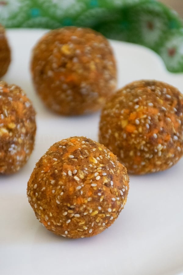 Carrot Cake Protein Balls