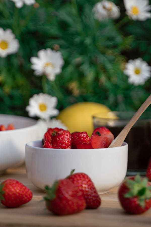 A bowl of aromatic berries