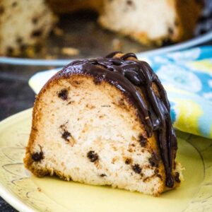 Featured image for Chocolate Chip Bundt Cake.