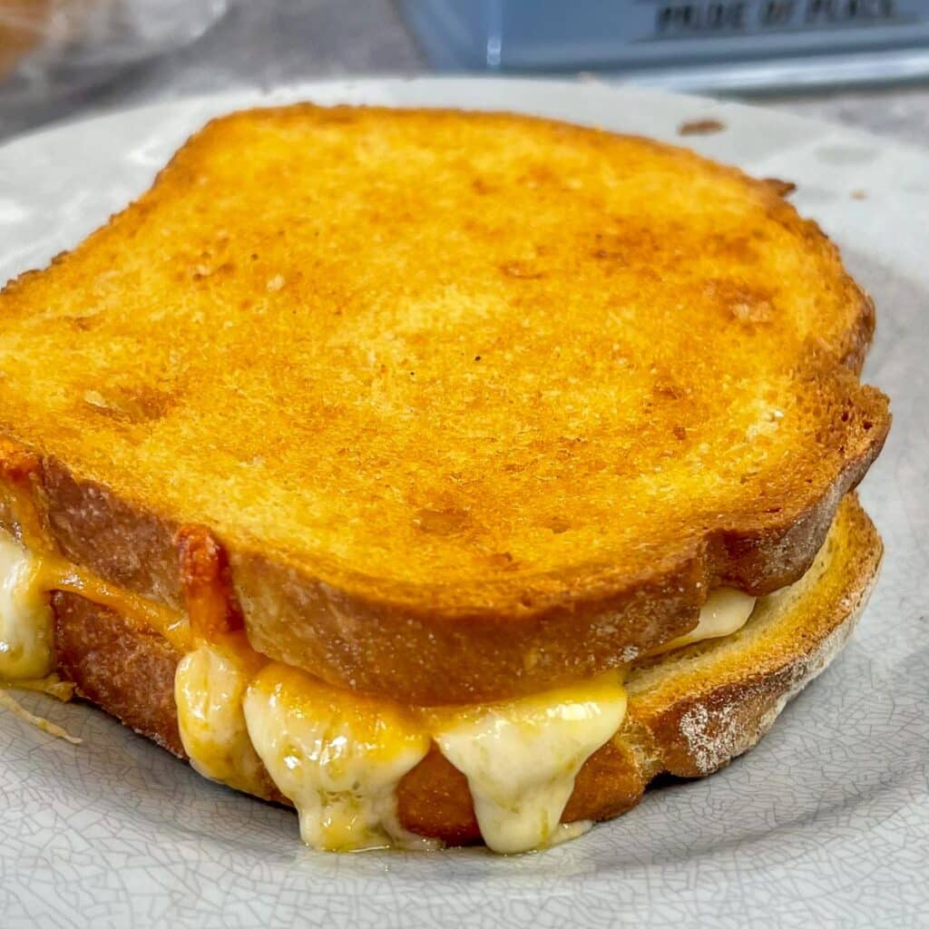 Air Fryer Grilled Cheese Sandwich Featured Image.