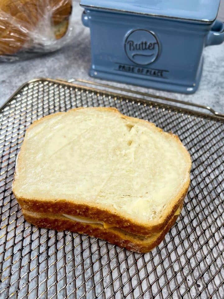 Air Fryer Grilled Cheese Sandwich Grumpy's Honeybunch