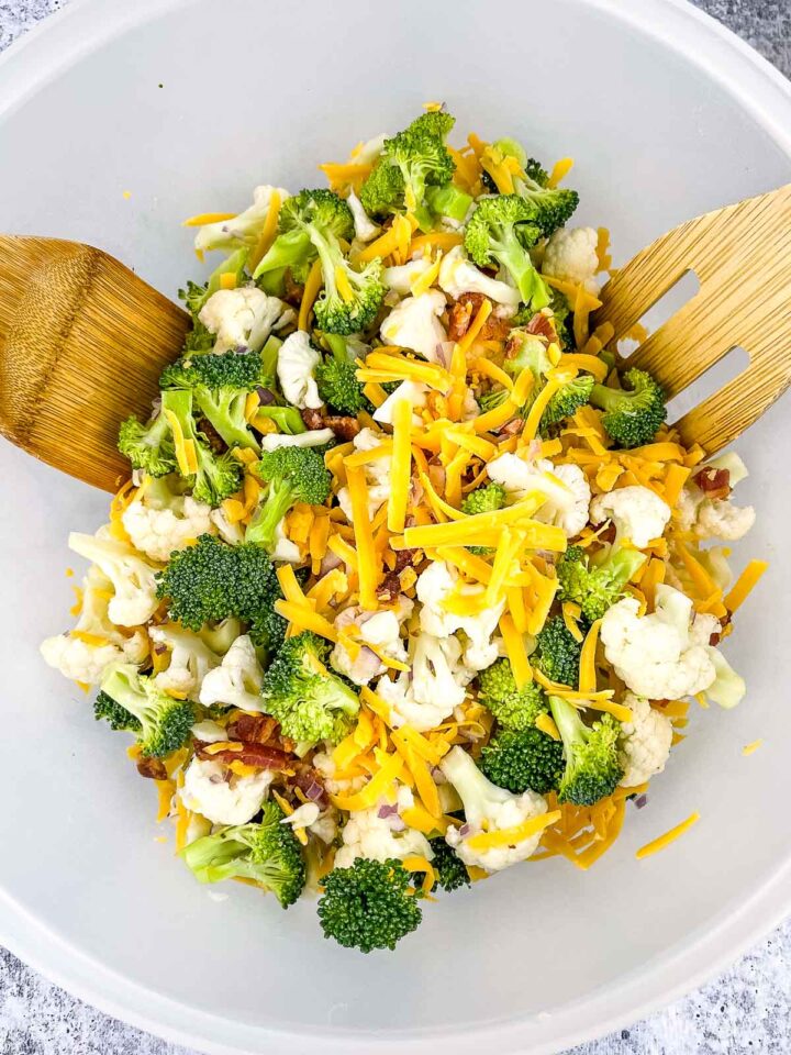 Amish Broccoli Cauliflower Salad Grumpy's Honeybunch