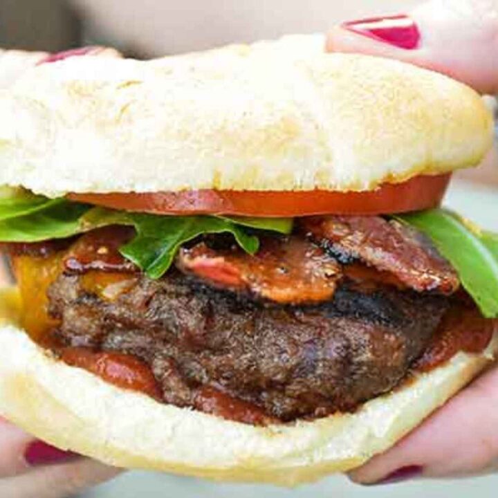 Barbeque Bacon Cheeseburger Steakhouse Style Grumpy's Honeybunch