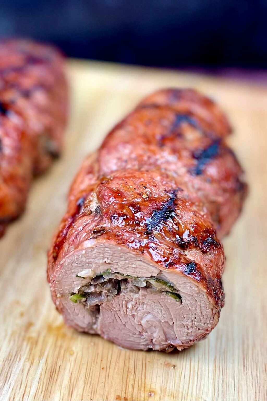 Grilled Stuffed Pork Tenderloin Grumpy's Honeybunch