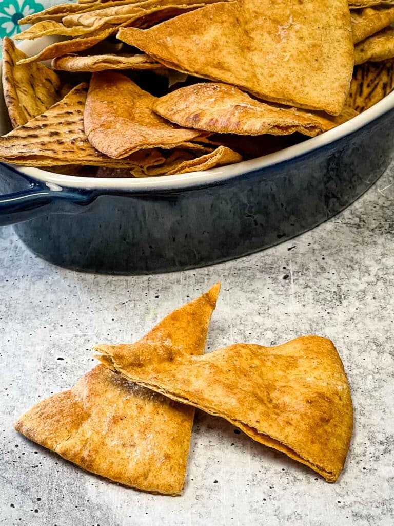 Air Fryer Pita Chips Grumpy's Honeybunch