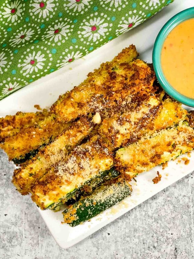 Air Fryer Zucchini Fries Grumpy's Honeybunch