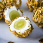 Grape Stuffed Goat Cheese Appetizers Featured Image.
