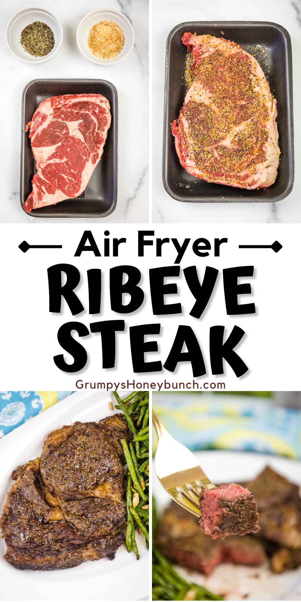 Air Fryer Ribeye Grumpy's Honeybunch