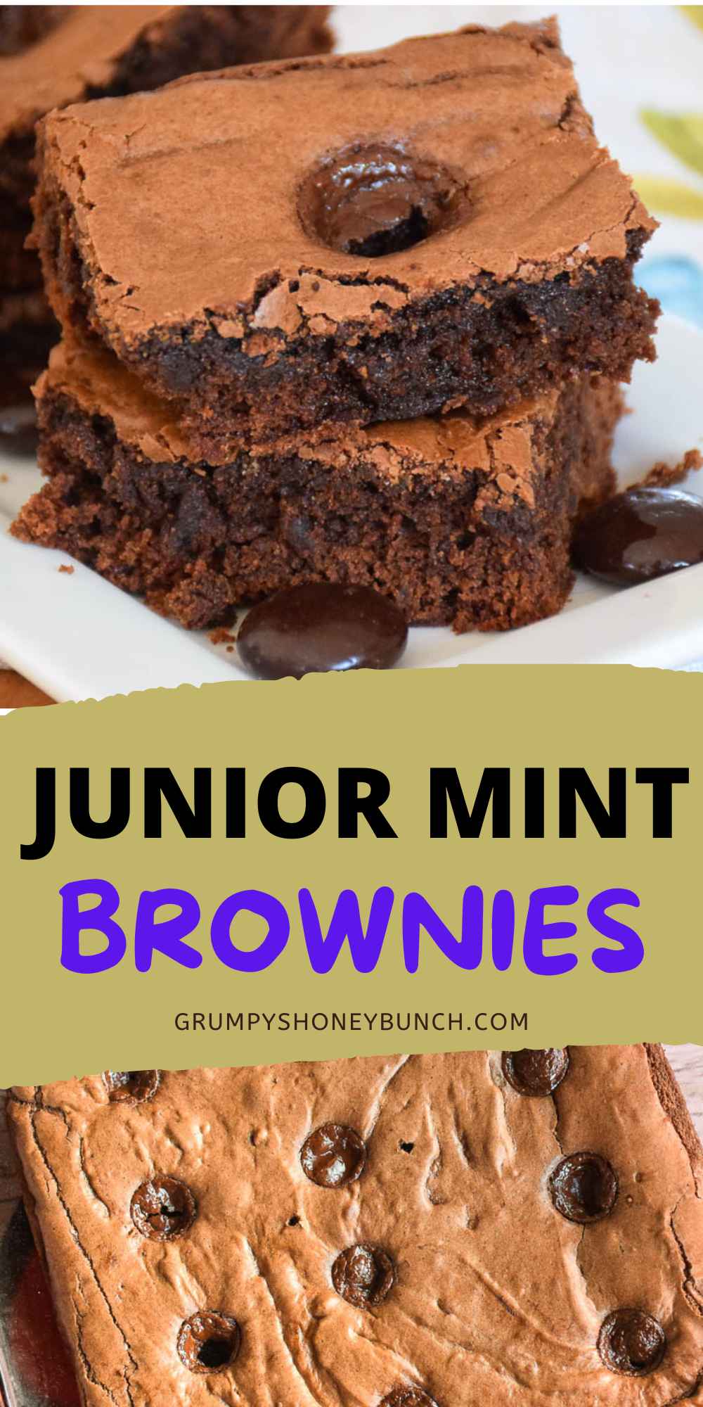 Junior Mint Brownies Grumpy's Honeybunch