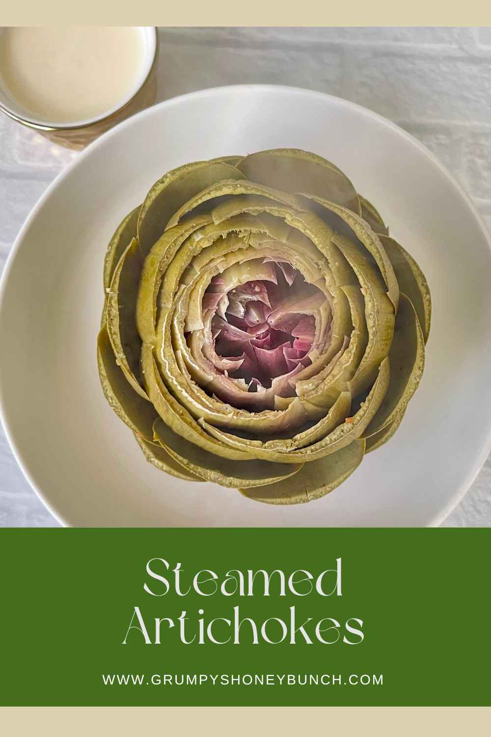 Easy Steamed Artichokes with Lemon Garlic Aioli Grumpy's Honeybunch