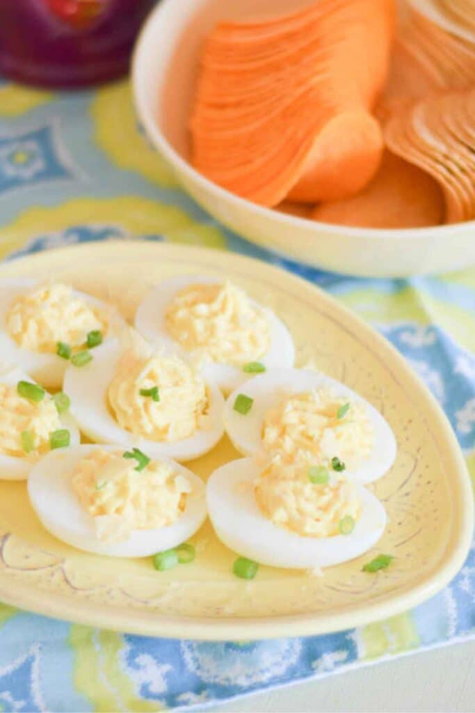 Sour Cream and Onion Deviled Eggs A Classic With A Twist Grumpy's
