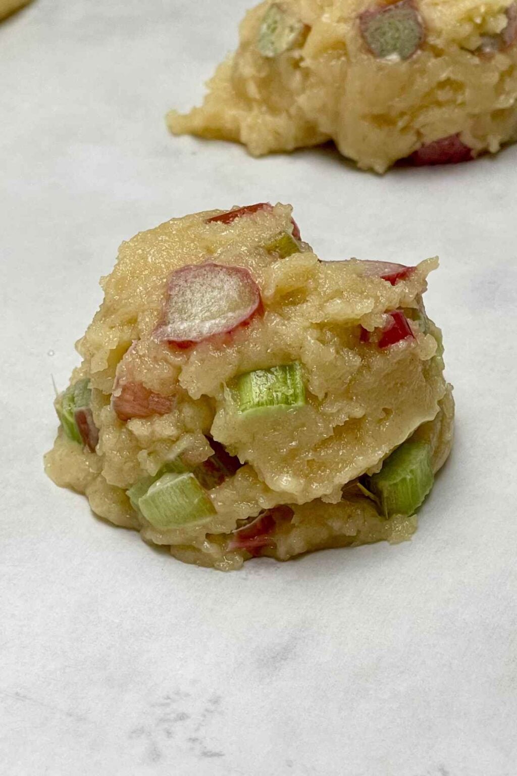 Rhubarb Cookies with Lemon Glaze - Grumpy's Honeybunch