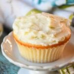 Coconut Cupcakes with lime buttercream.