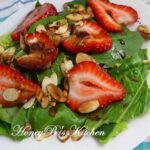 Strawberry Basil Salad with Basalamic Vinaigrette.