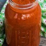 Pasta sauce pin image.